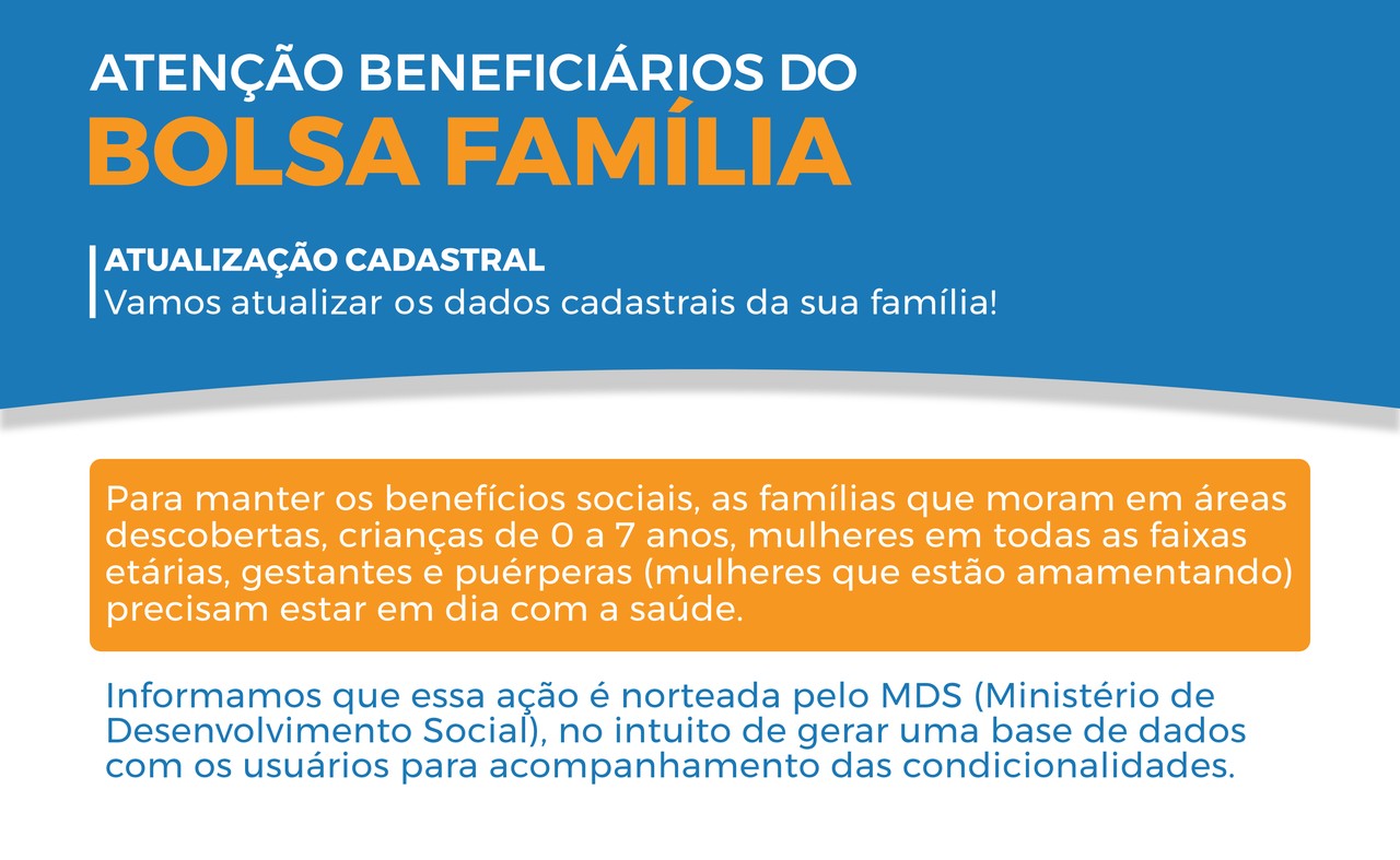 Atualização Cadastral para Beneficiários do Programa Bolsa Família 